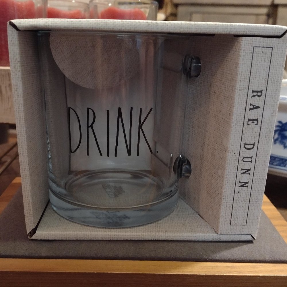 NEW Rae Dunn 18oz "Drink" Mug